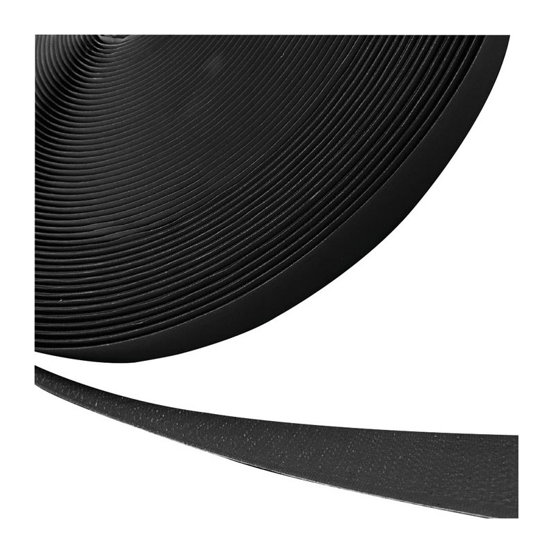 Showgear Hook and Loop Tape - Hook Side - 20 mm x 25 m, black - 4