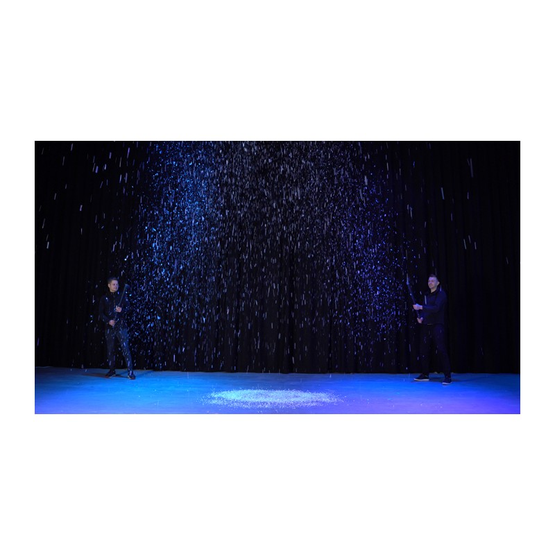 Showgear Electric Confetti Cannon - 80 cm, snowflake white - 2