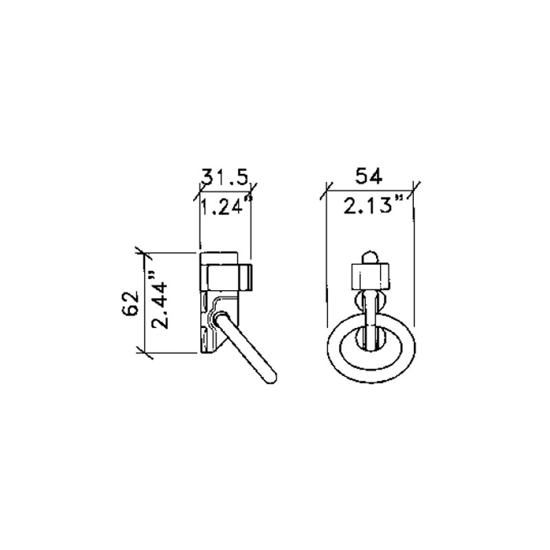 Showgear Double Stud Flying Point - 2