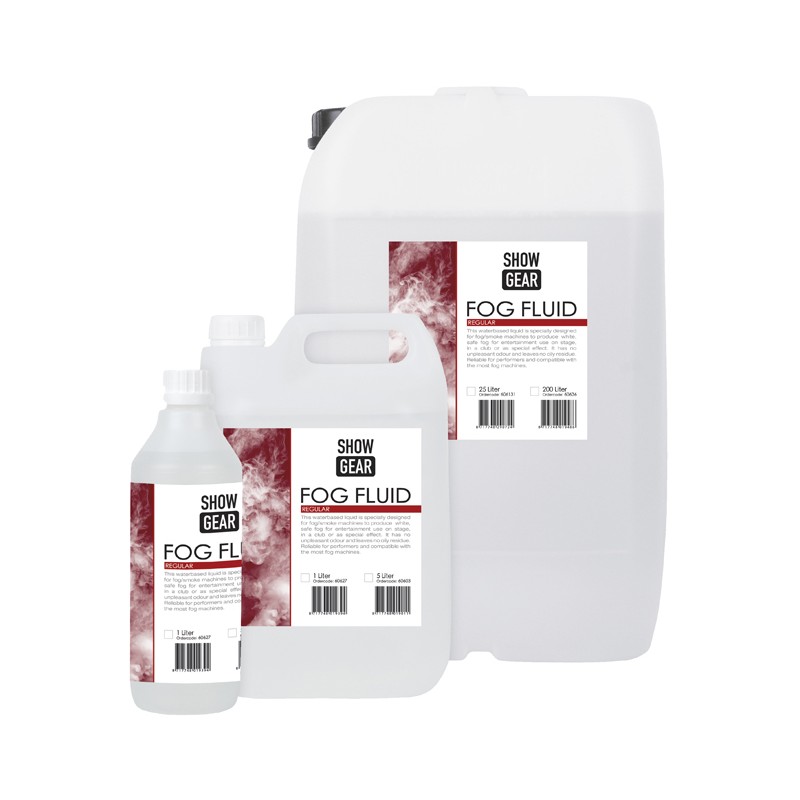 Showgear Fog Fluid Regular - 5 litre - 2
