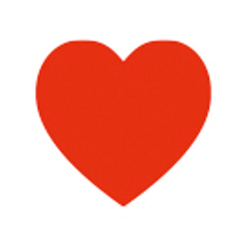 Showgear Handheld Confetti Cannon Pro - 80 cm, red hearts - 2