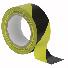 Showgear Floor-Marking Tape - black/yellow, 50 mm/33 m - 1