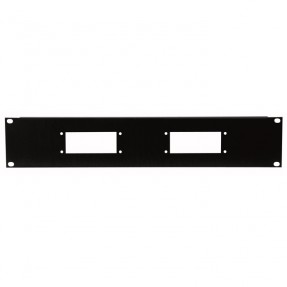 Showgear 19 Inch Multi Connector Panel 2U, for 2 x 16-pin multiconnectors - 1
