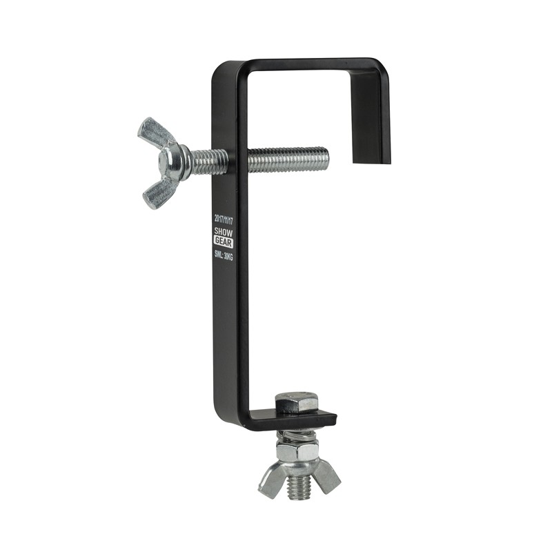 Showgear 50 mm Heavy Duty Pipe Clamp - SWL 30 kg black (75008B) - 1