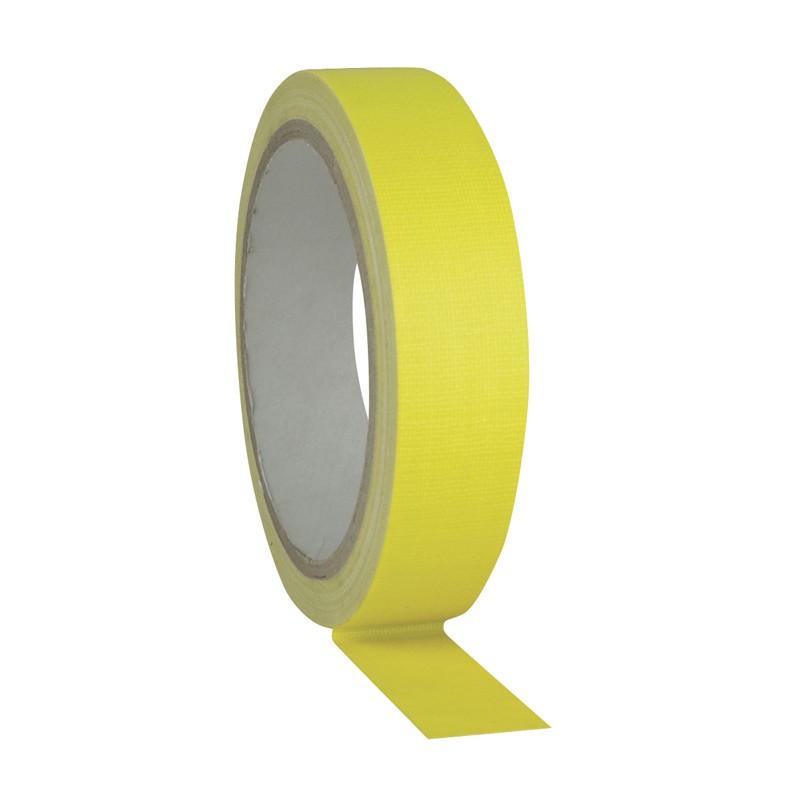 Showgear Gaffa Tape Neon - yellow, 19 mm / 25 m - 1