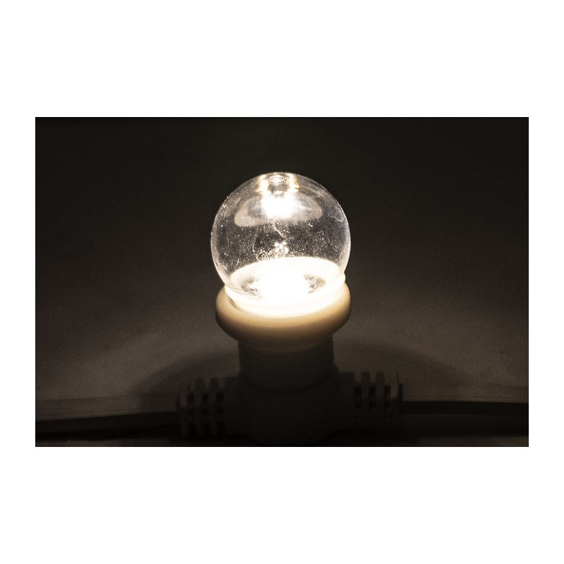 Showgear G45 LED Bulb E27 - WW - Clear - 2