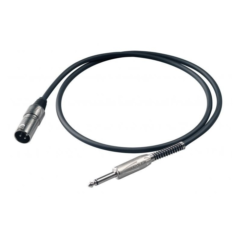 Proel BULK230LU1 - Kabel Jack - XLR M 1m - 1