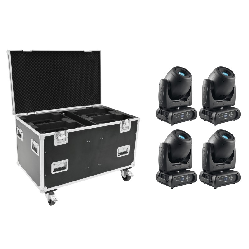 FUTURELIGHT Set 4x DMH-160 MK2 + Case with wheels - 1