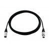 PSSO DMX cable XLR 5pin 0,5m bk Neutrik - 2