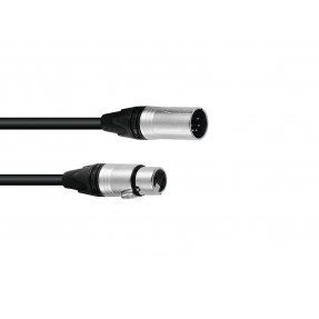 PSSO DMX cable XLR 5pin 3m bk Neutrik - 1