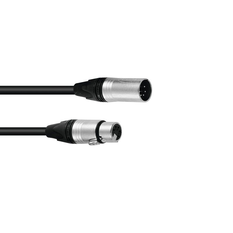 PSSO DMX cable XLR 5pin 3m bk Neutrik - 1