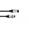 PSSO DMX cable XLR 5pin 3m bk Neutrik - 1