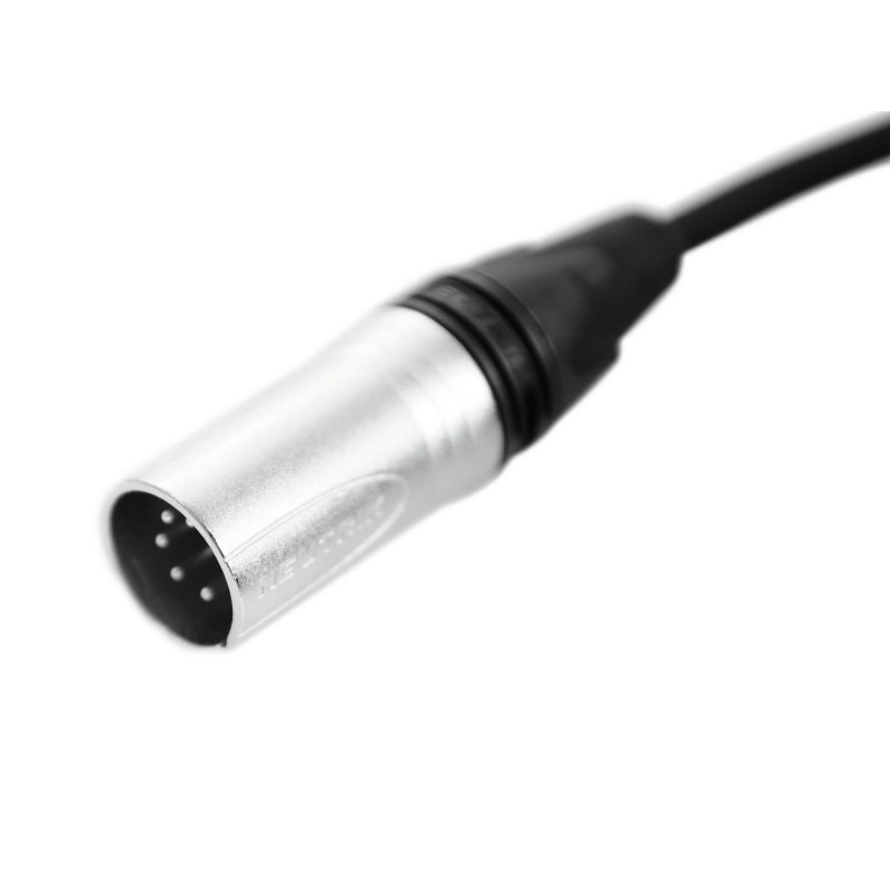 PSSO DMX cable XLR 5pin 5m bk Neutrik - 3