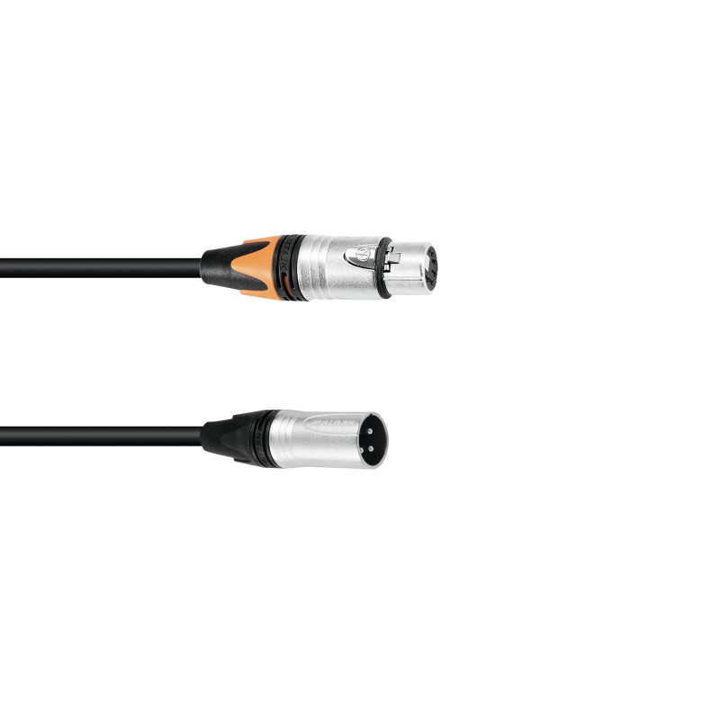 PSSO Adaptercable DMX XLR 3pin/5pin 0.3m bk - 1