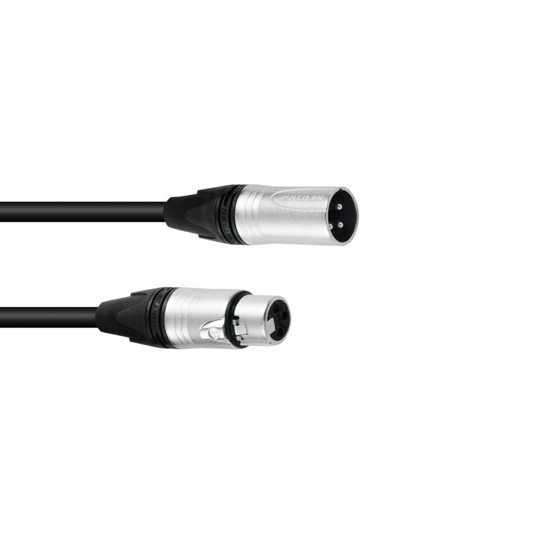 PSSO XLR cable 3pin 3m bk Neutrik - 1