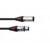 PSSO XLR cable COL 3pin 7.5m bk Neutrik - 1