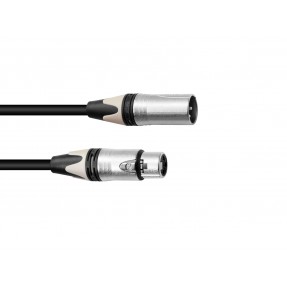 PSSO XLR cable COL 3pin 15m bk Neutrik - 1