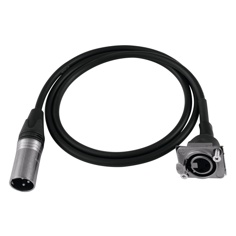PSSO Patch Kabel XLR(M)/XLR(F) S 1m bk - 2