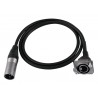 PSSO Patch Kabel XLR(M)/XLR(F) S 1m bk - 2