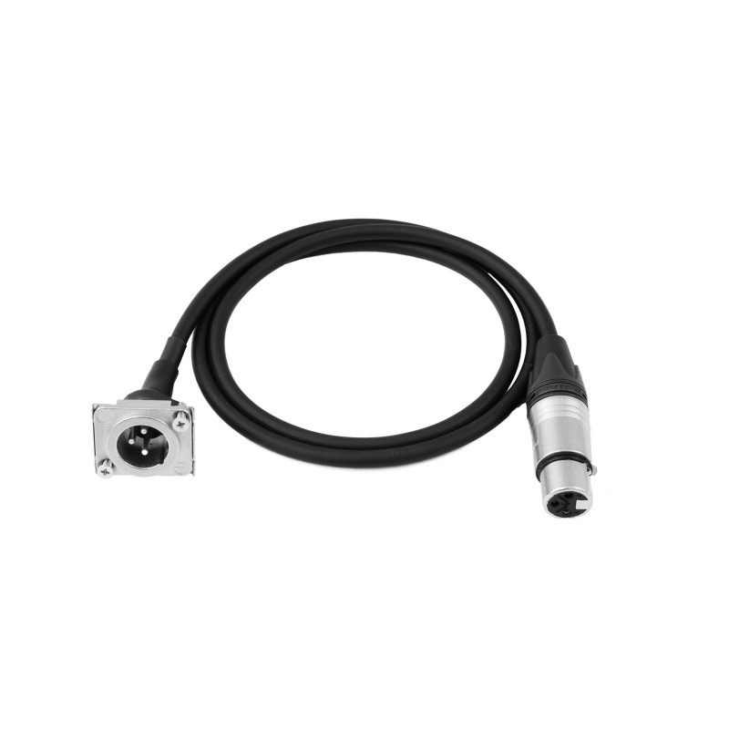 PSSO Patch Cable XLR(F)/XLR(M) S 1m bk - 2