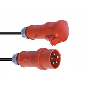 PSSO CEE Extension 16A 5x2.5 10m red - 1