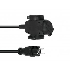 PSSO Extension 3x1.5 5m 3-fold bk - 1