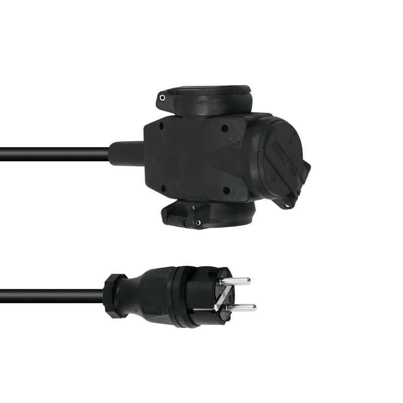 PSSO Extension 3x1.5 5m 3-fold bk - 1