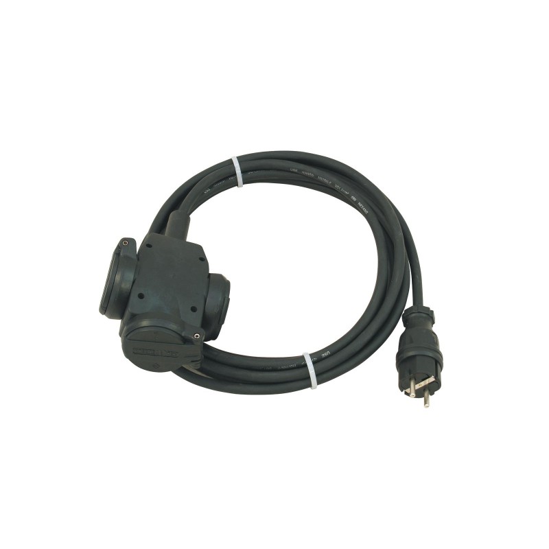 PSSO Extension 3x1.5 5m 3-fold bk - 2