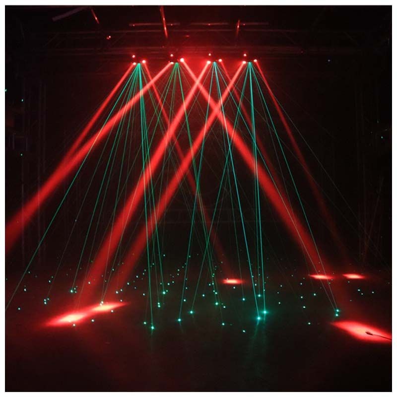 LIGHT4ME SPIDER STROBO LASER - efekt LED, multiefekt disco - 9