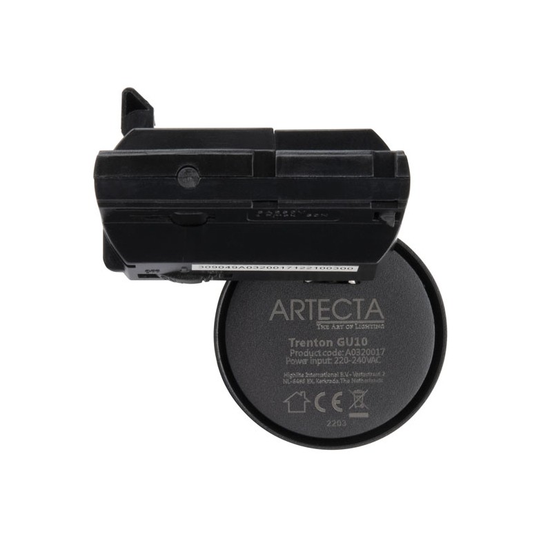 Artecta A0320017 - Trenton GU10 Track Light (black) - 2