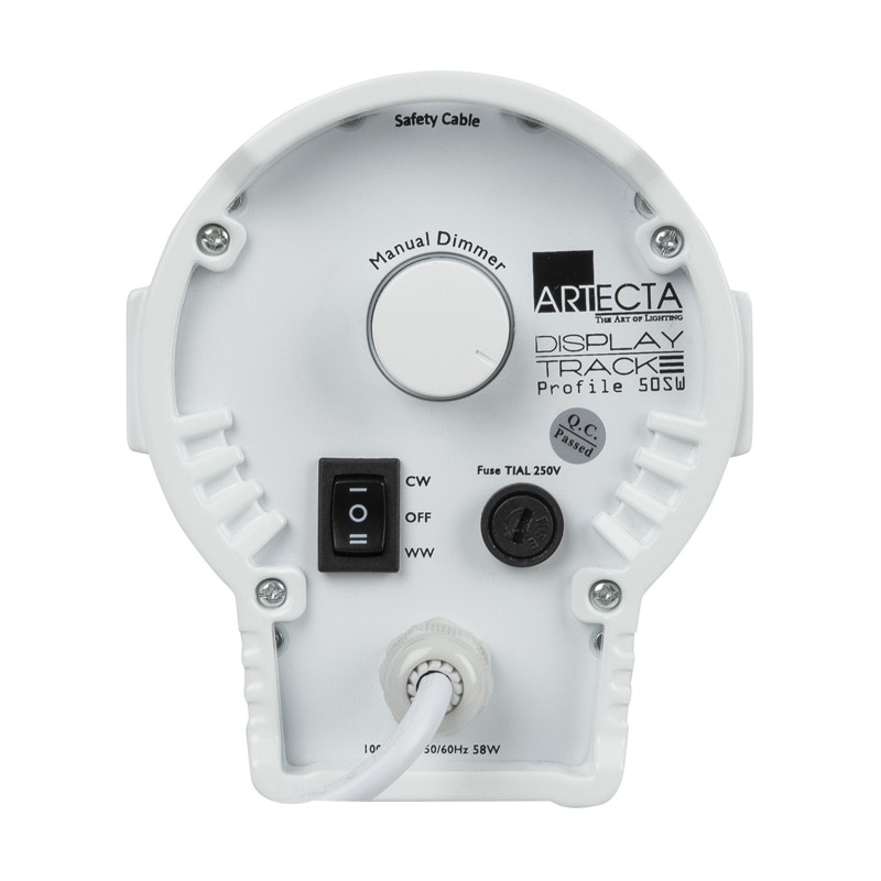 Artecta A0320161 - Display Track Profile 50 SW (white) - 2