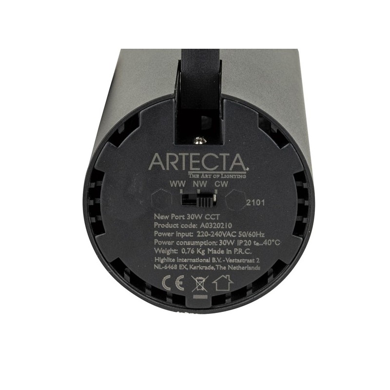 Artecta A0320210 - New Port 30W CCT 38° (black) - 4