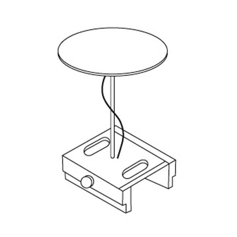 Artecta A0333821 - 3-Phase Ceiling Suspension Kit with 230 V AC wire (black) - 2