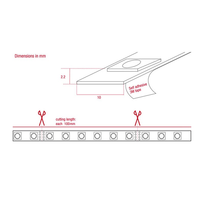 Artecta A0852002 - Havana Ribbon RGB 60-24 V - 6