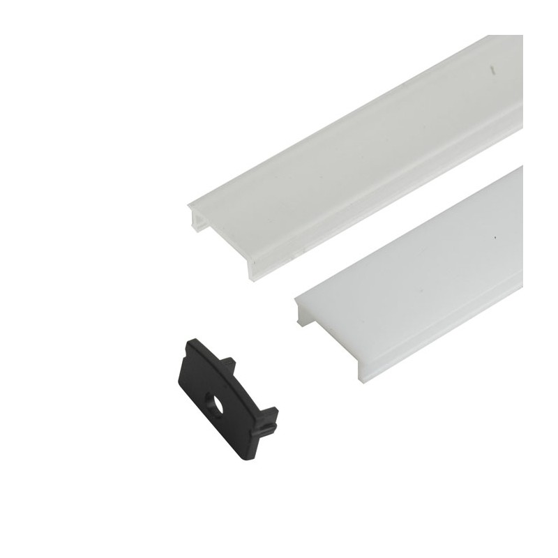 Artecta A9930091 - Profile Pro 31 black + 2 Covers + End Caps - 2