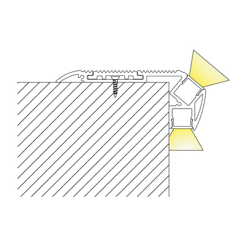 Artecta A9930414 - Profile Pro-Line for Stairs Black - 4