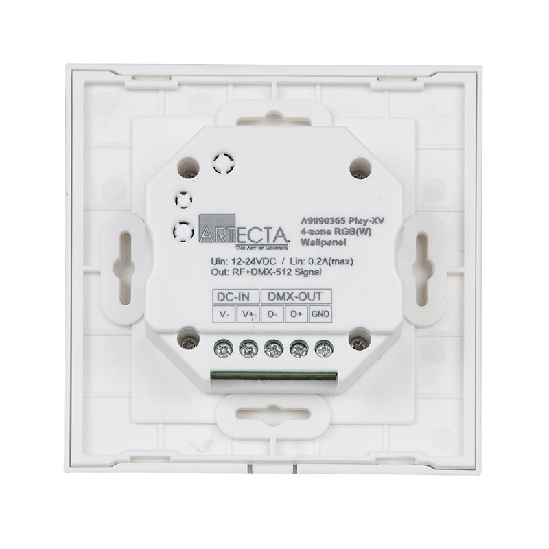 Artecta A9990365 - Play-XV Wall Panel Single Zone RGBW RF-DMX - 2