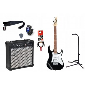Gitara Elektryczna + Wzmacniacz 15W Tuner Zestaw 742 - 1