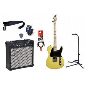 Gitara Elektryczna + Wzmacniacz 15W Tuner Zestaw 761 - 1
