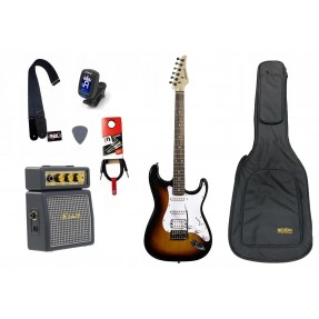 Gitara Elektryczna + Wzmacniacz 1W + Pokrowiec Zestaw 774 - 1