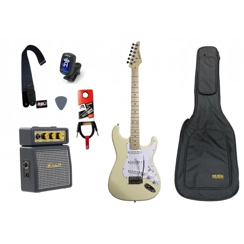 Gitara Elektryczna + Wzmacniacz 1W + Pokrowiec Zestaw 777 - 1