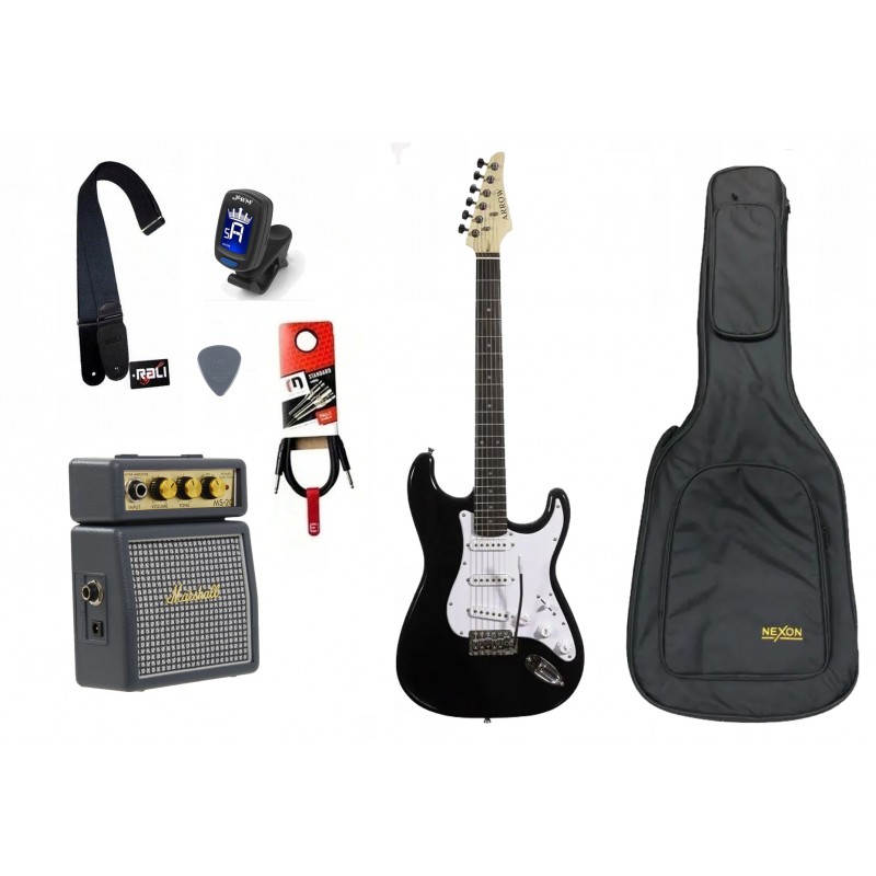 Gitara Elektryczna + Wzmacniacz 1W + Pokrowiec Zestaw 778 - 1