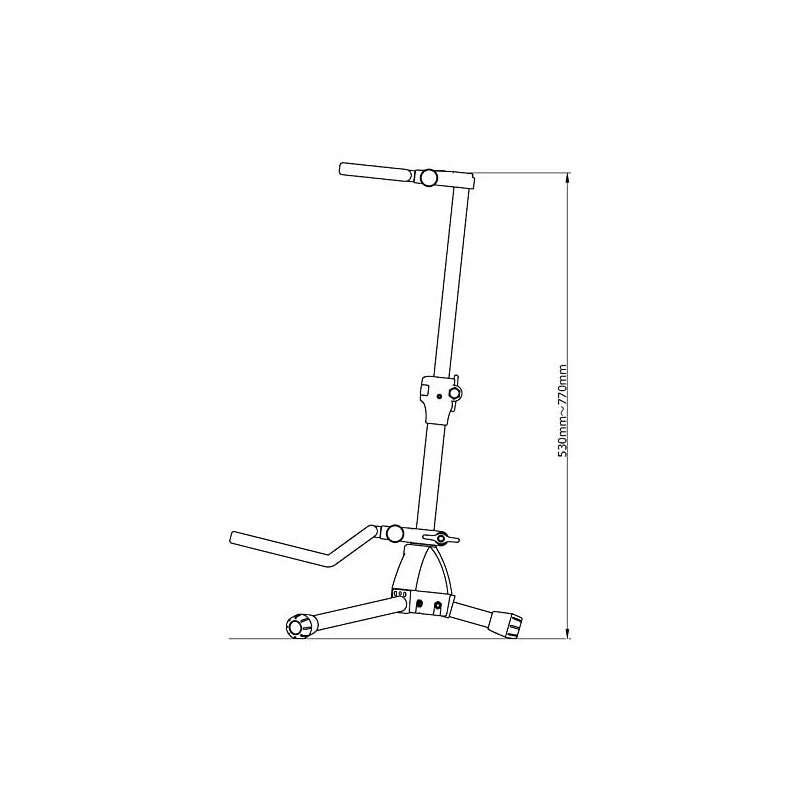 Ibanez 839 - profesjonalny statyw gitarowy "Made by TAMA" - 9