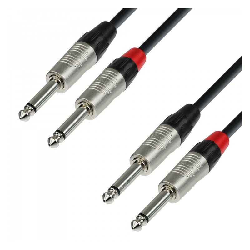 ADAM HALL K4TPP0900 REAN - kabel 2xJack -2xJack 0.9M