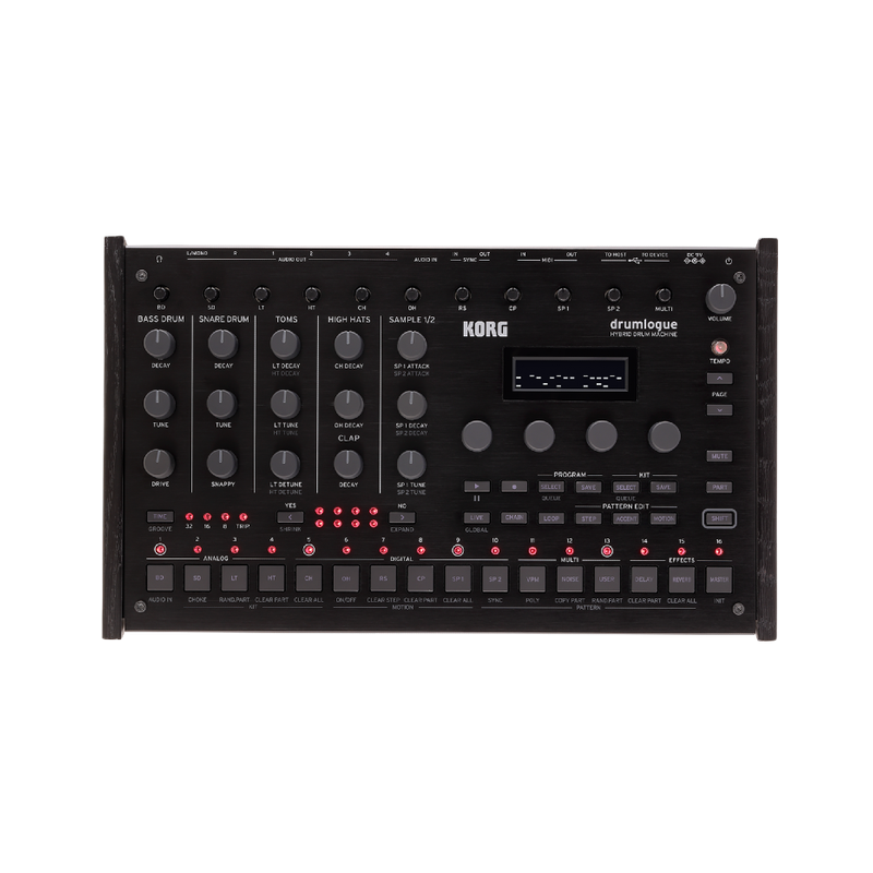 KORG drumlogue - hybrydowy drumachine, groovebox - 1