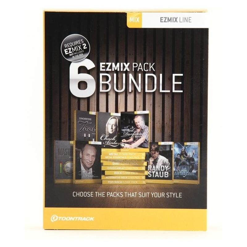 Toontrack EZmix 6 Pack Bundle - zestaw