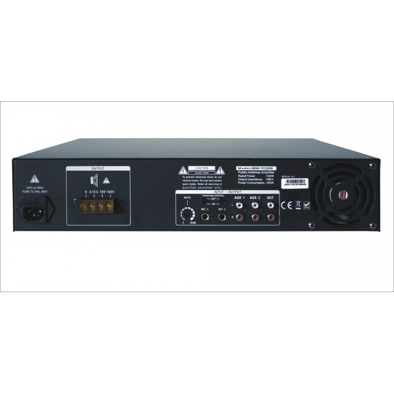 RH SOUND BW-1120B - wzmacniacz mocy 100V - 2