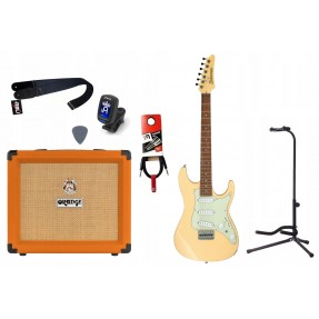 Gitara Elektryczna + Wzmacniacz 20W Tuner Zestaw 852 - 1