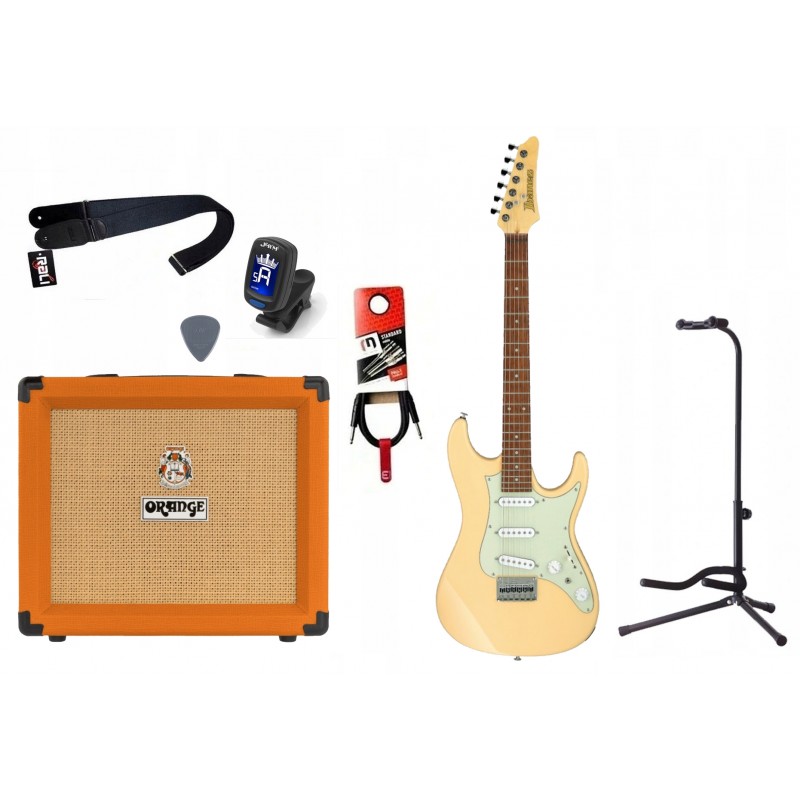 Gitara Elektryczna + Wzmacniacz 20W Tuner Zestaw 852 - 1