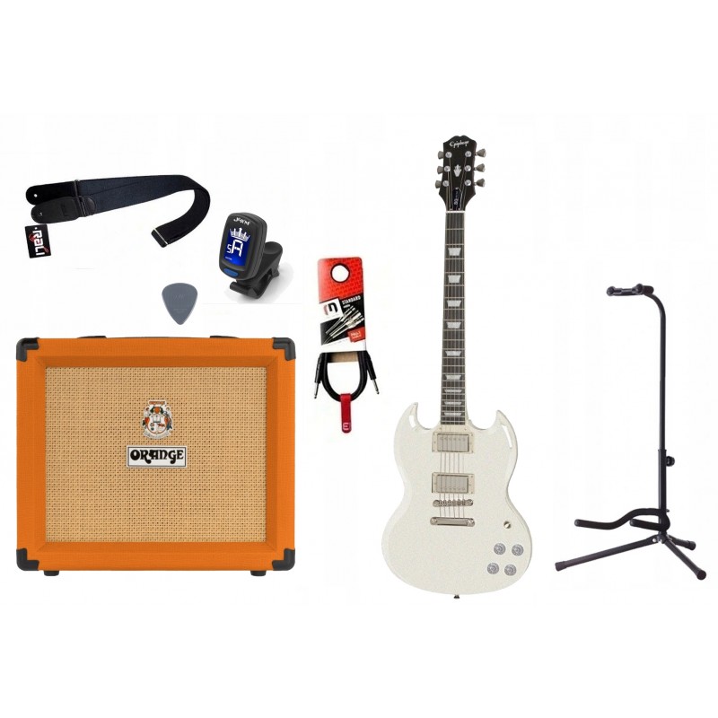 Gitara Elektryczna + Wzmacniacz 20W Tuner Zestaw 854 - 1